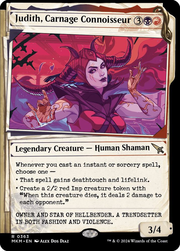 Judith, Carnage Connoisseur - Commander Deck | Magic: The Gathering (MTG)