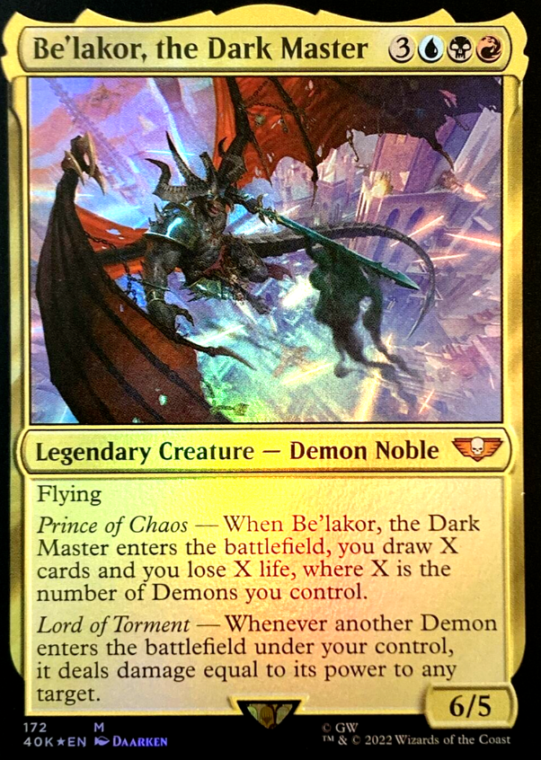 *Commissioned Custom* Be'lakor, the Dark Master