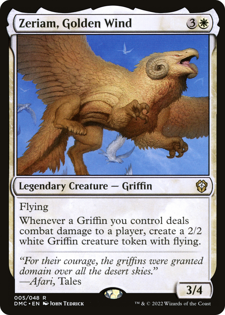 Zeriam, Golden Wind - Commander Deck | Magic: The Gathering (MTG)