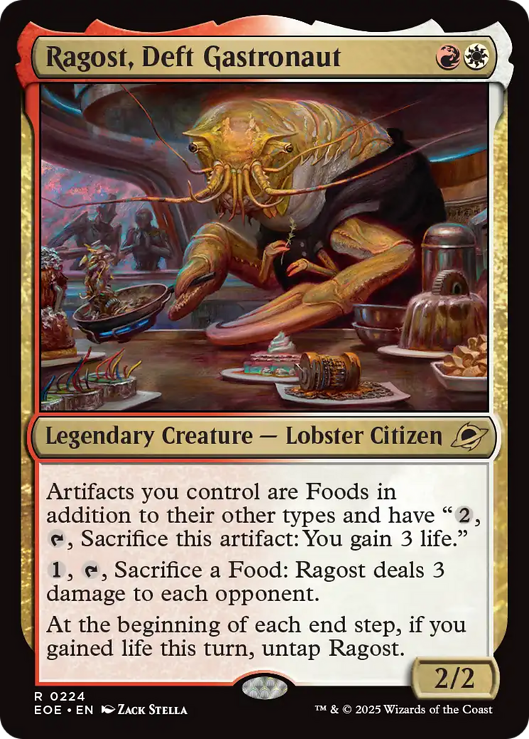 mtg ritual cards Ragost, Deft Gastronaut – Commander Deck