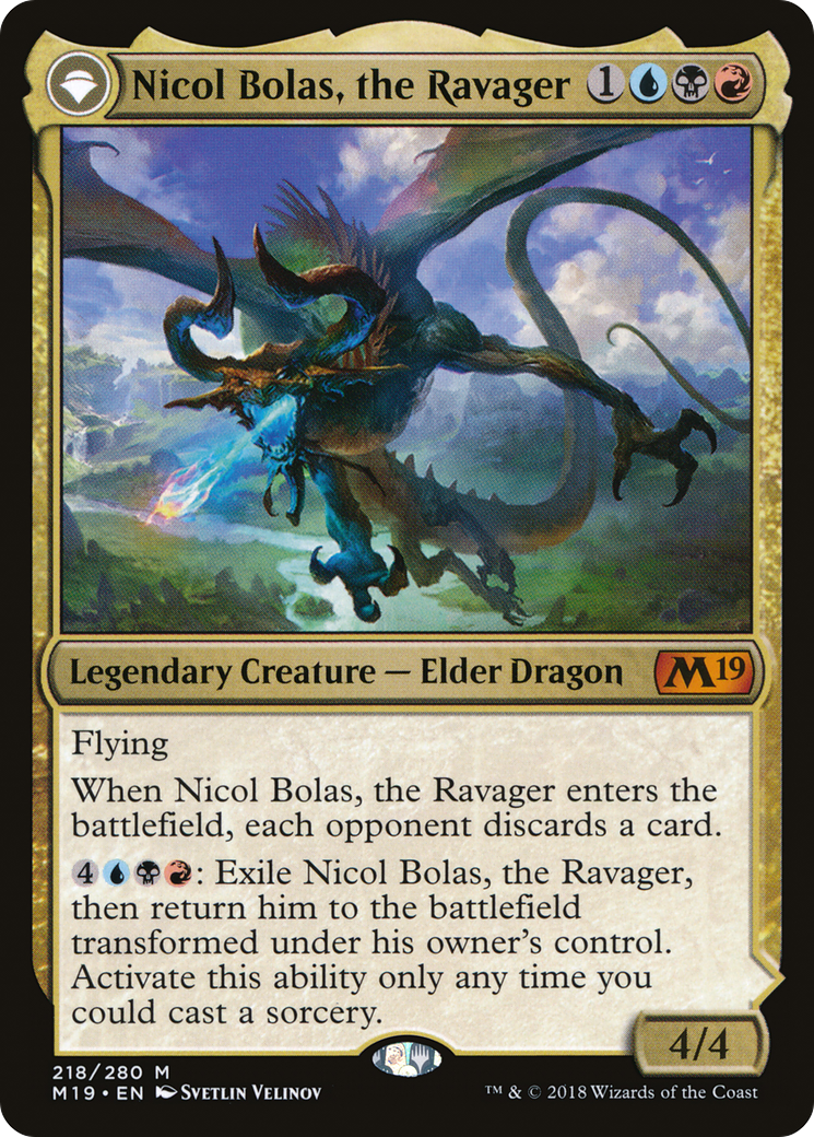*Commissioned Custom* Nicol Bolas, the Ravager