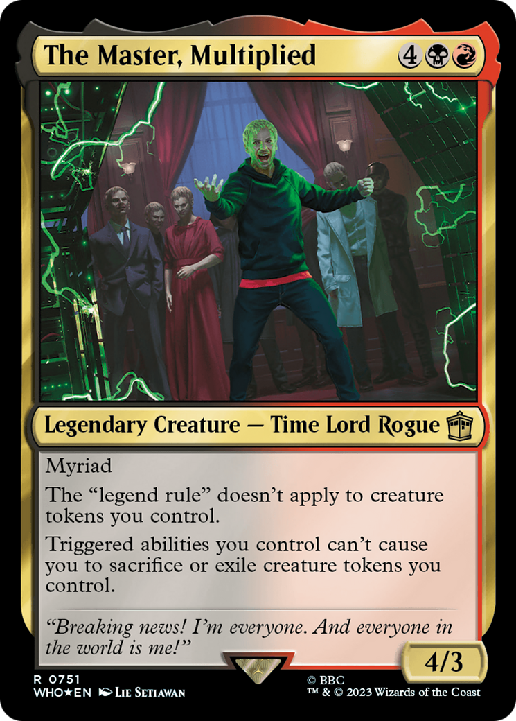 *Commissioned Custom* The Master, Multipled