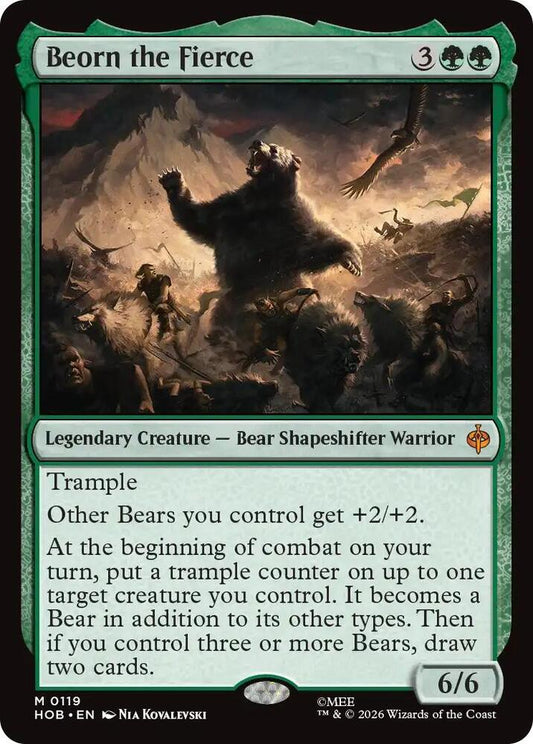 Beorn the Fierce Custom Commander Deck