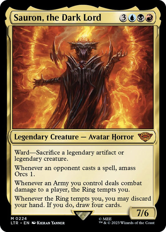 Sauron, the Dark Lord Commander Deck (Commissioned Custom)