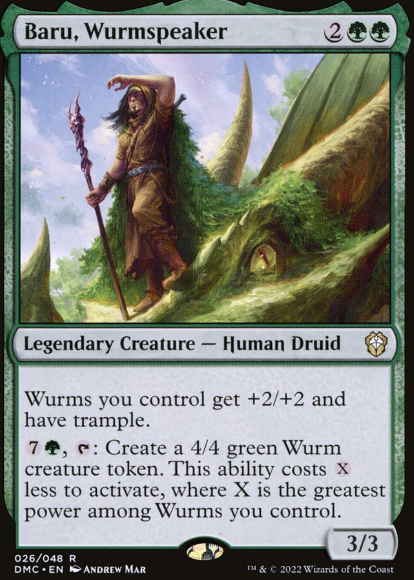 *Commissioned Custom* Baru, Wurmspeaker