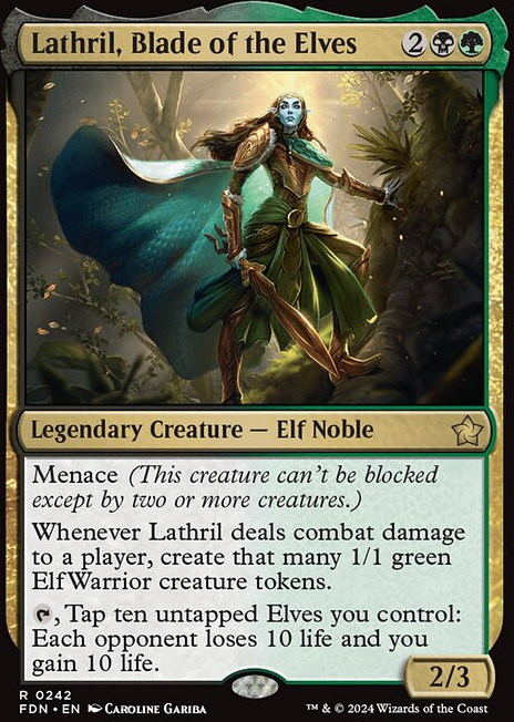 Lathril, Blade of the Elves  – Commander Deck | Magic: The Gathering (MTG)