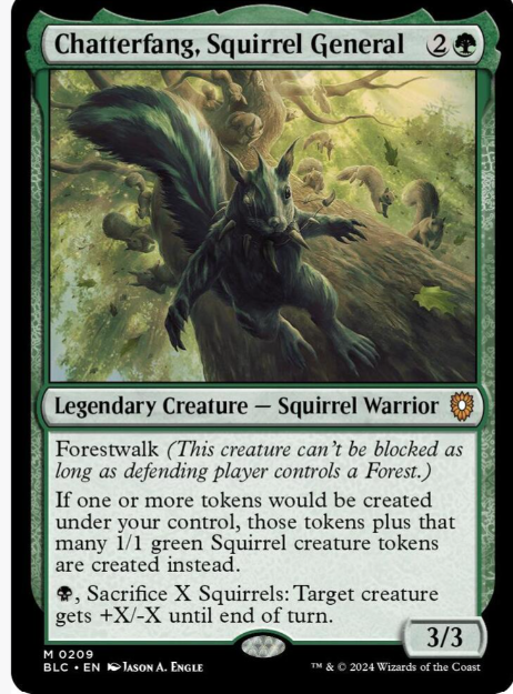 Chatterfang, Squirrel General Commander Deck | Magic: The Gathering (MTG)