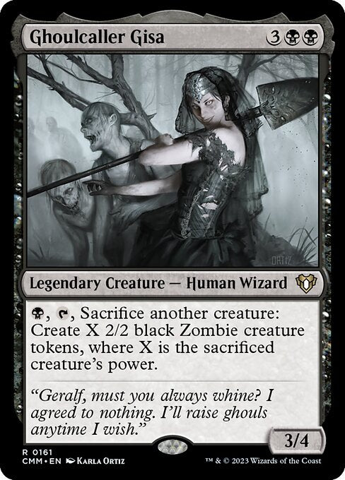 Ghoulcaller Gisa EDH Commander Deck