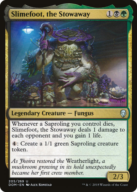 *Commissioned Custom* Slimefoot, the Stowaway