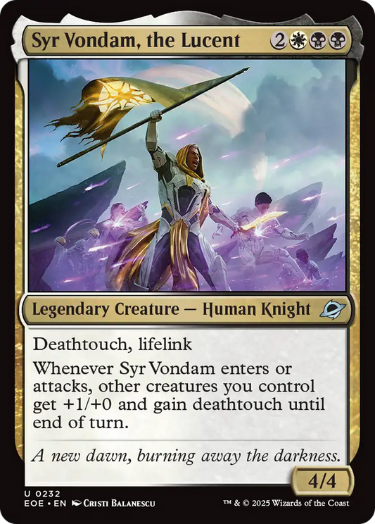 *Commissioned Custom* Syr Vondam, the Lucent