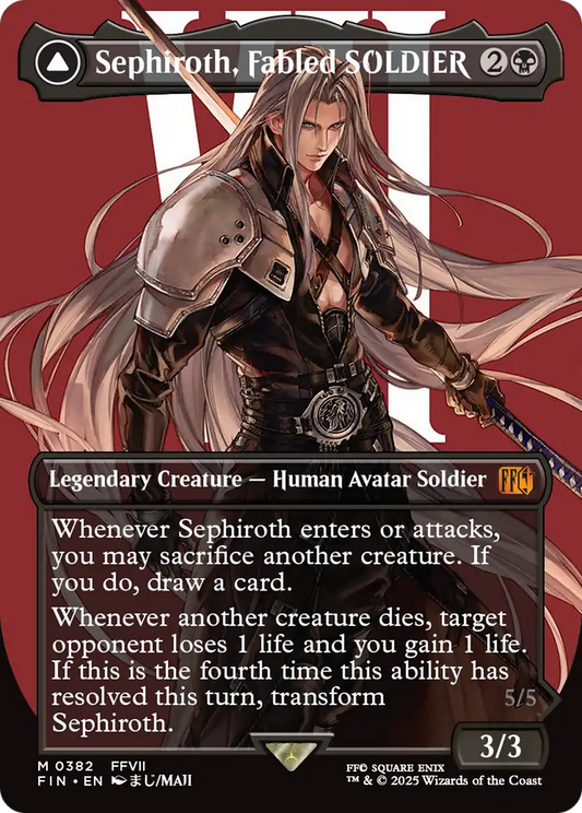 *Commissioned Custom* Sephiroth, Fabled Soldier